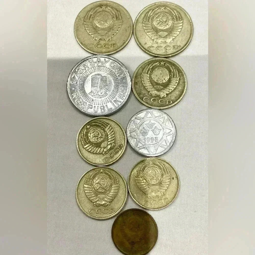 🏵️🪙 Vintage coins 🪙 collection 🏵️🪙 USSR and Azerbaijan  🇦🇿 USSR timing - Picture 3 of 5